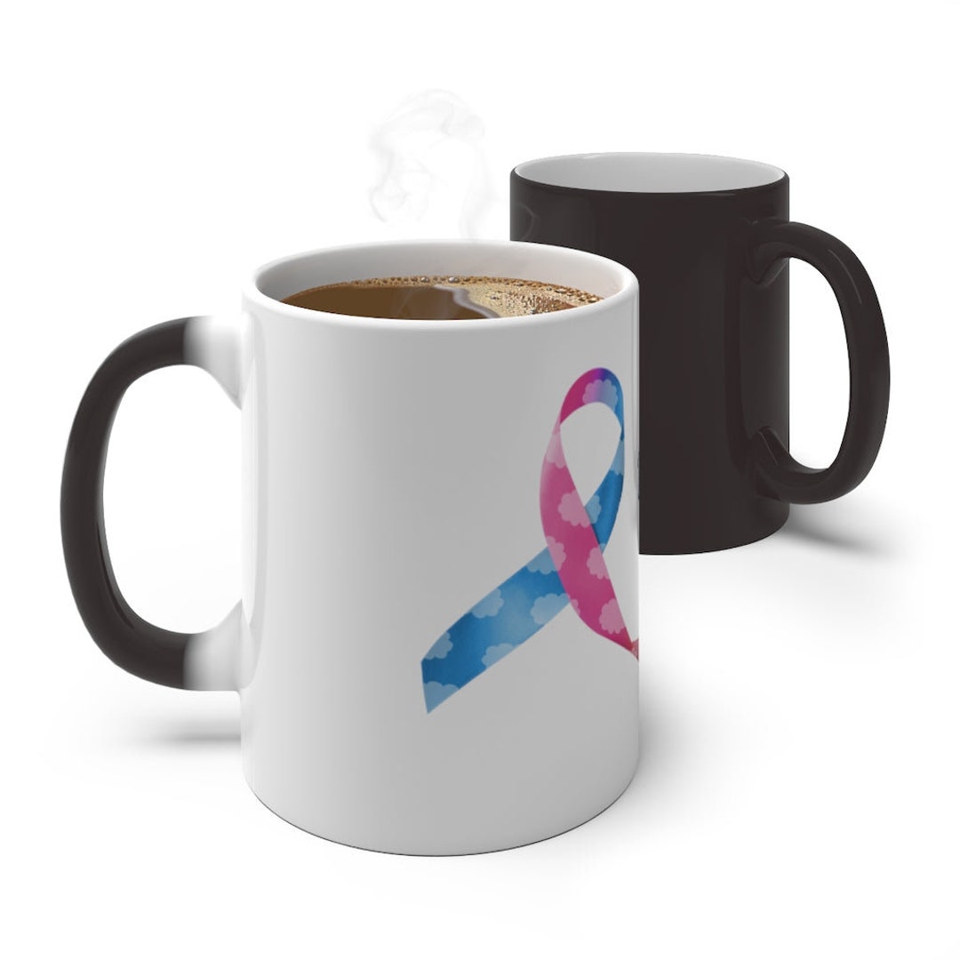 Congenital Diaphragmatic Hernia Awareness Ribbon Color Changing Mug Etsy