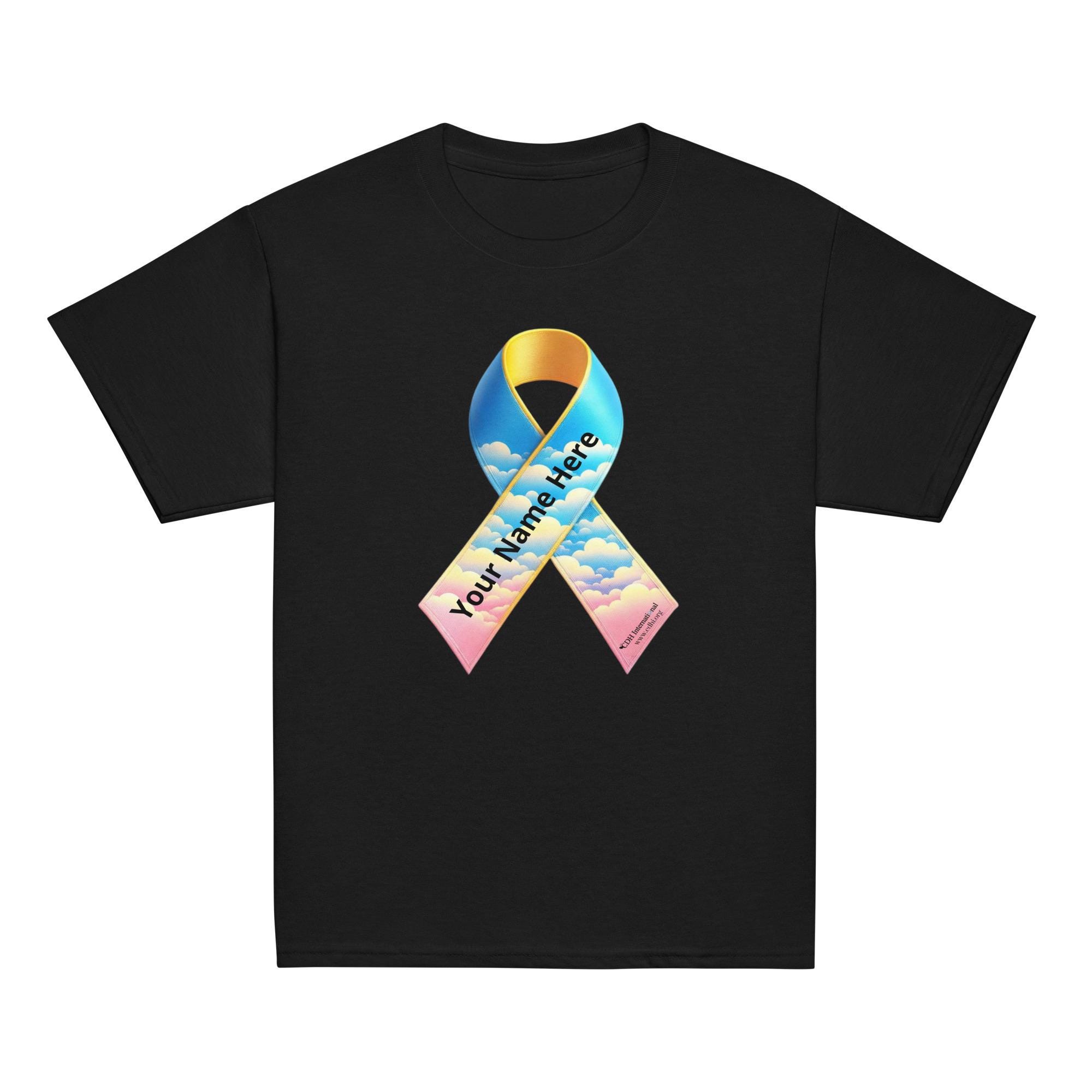 Official CDH Charity Shop - Personalized CDH Awareness Ribbon Youth Classic Tee