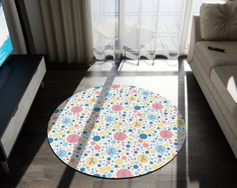 It's Not Just A Hole Congenital Diaphragmatic Hernia Awareness Large Dot Round Rug