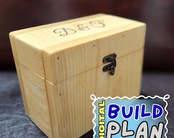 DIY Farmhouse Keepsake Box Plan – Beginner Woodworking Project Plan