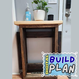 Entryway Console Table Plan | Easy DIY Woodworking Build Plan with Cut List & Video