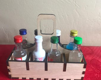 Miniaturowy uchwyt na butelki z napojami, pilnik Lightburn, gotowy tylko do użycia z laserem, idealny na prezent