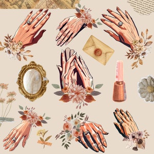 MANICURE clipart, Woman Hand with Beautiful Nails, Nail Tech Logo, Nail Salon, Nail Planner Clipart, Hands With Nails,