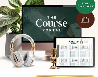 Google Sheets Course Portal, Course Planner Task Tracker, Digital Planner Spreadsheets | Instant Download | Google Sheets