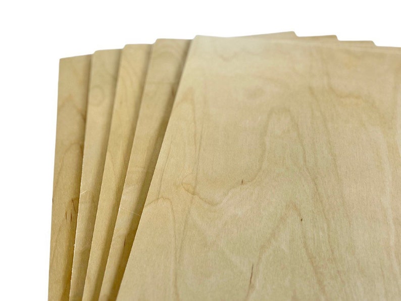 1/4 Prefinished Birch Plywood 16x16 15.75x15.75 Etsy
