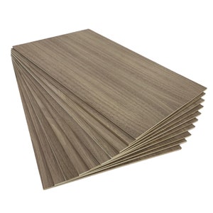 1/4" Walnut Plywood, 6mm 12x19 Wood Sheets, Glowforge, CNC Laser Material, Walnut Woodworking Sheets, Laser Cutting Supplies, Cut to Size