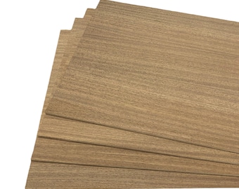 1/8" Sapele Plywood, 3mm 12x19 Wood Sheets, Glowforge, CNC Laser Material, Walnut Woodworking Sheets, Laser Cutting Supplies, Cut to Size