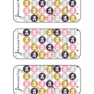 January Budget Envelope Insert Saving Challenge