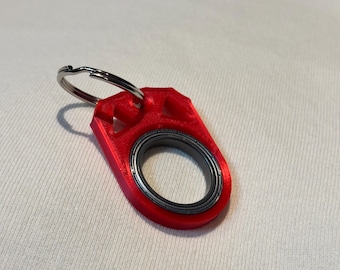 2 llaveros Eco Karambit Fidget | PLA impreso en 3D | Herramienta EDC para aliviar el estrés para hombres