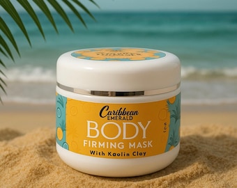 Mascarilla Reafirmante Corporal Esmeralda del Caribe: Tratamiento reafirmante, anticelulítico, tonificante y reafirmante para spa en casa.