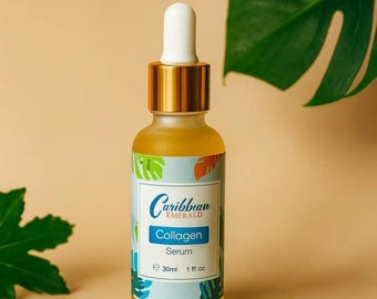 Geconcentreerd collageenserum: biologisch rozenwater, intensieve gezichtsbehandeling