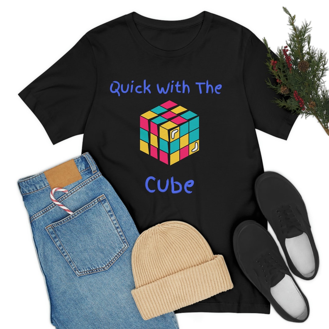 Quick With the Cube Retro | Short Sleeve Tee - Etsy