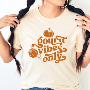 Camicia Fall Vibes Gourd Vibes Solo per la stagione di Halloween per gli amanti della zucca