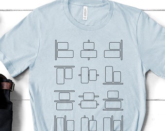 Graphic Designer Shirt, Design Nerd Alignment Tool Tee, Graduation Present for Graphic Arts Artist Profession Gift Illustrator InDesign