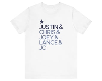 Camiseta de boy band de los 90, camiseta de los noventa para fans de la música, nostalgia millennial, camiseta infantil de los 90 y Justin Lance JC, camiseta de canciones pop, camiseta de bandas retro