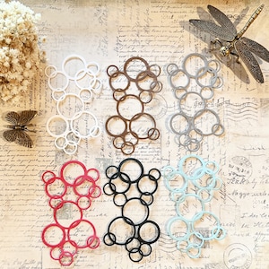 Bubble Kreis gestanzt, Junk Journal, Bullet Journal, Tagesplaner, Kartenherstellung, Scrapbooking, Papierhandwerk, Vintage Ephemera, Schreibwaren