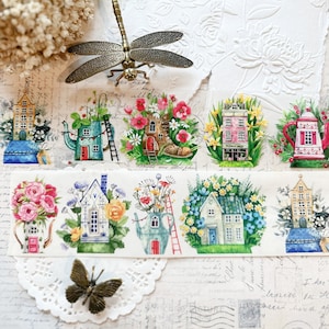 Ein MUSTER Loop Wald beherbergt PET Washi Tape, Junk Journal, Scrapbook, Bullet Journal, Tagesplaner, Kartenherstellung, Papierhandwerk, Aufkleber