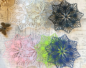 Paper doilies, junk journal, scrapbooking, bullet journal, card making, paper crafts, ephemera, paper doily, stationery, daily planner