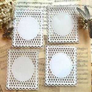 Reliëf rooster gestanst, junkjournaling, scrapbooking, bullet journaling, dagelijkse planner, kaarten maken, bruiloften, papier knutselen, matrijzen