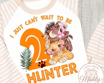 Personalised Lion King Birthday Pyjamas | Lion King PJs | Simba Birthday Pyjamas | Personalised Kids Birthday Gift | Boys & Girls PJs