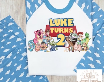 Personalized Toy Story Birthday Pajamas | Custom Disney PJs