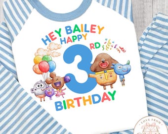 Personalised Hey Duggee Birthday Pyjamas | Hey Duggee PJs | Duggee Birthday Pyjamas | Personalised Kids Birthday Gift | Kids PJs