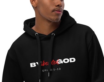 Liberated By God Men's Cropped Hoodie Sweatshirt