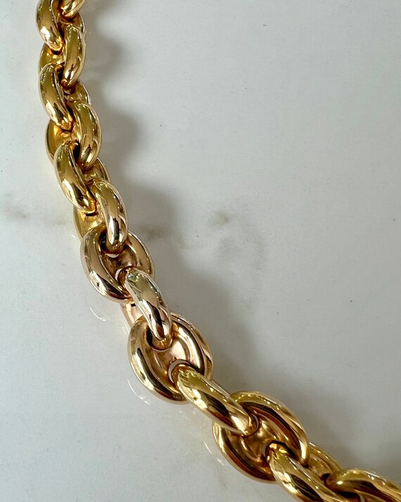 18KY Gold Gucci Link Chain - image 4