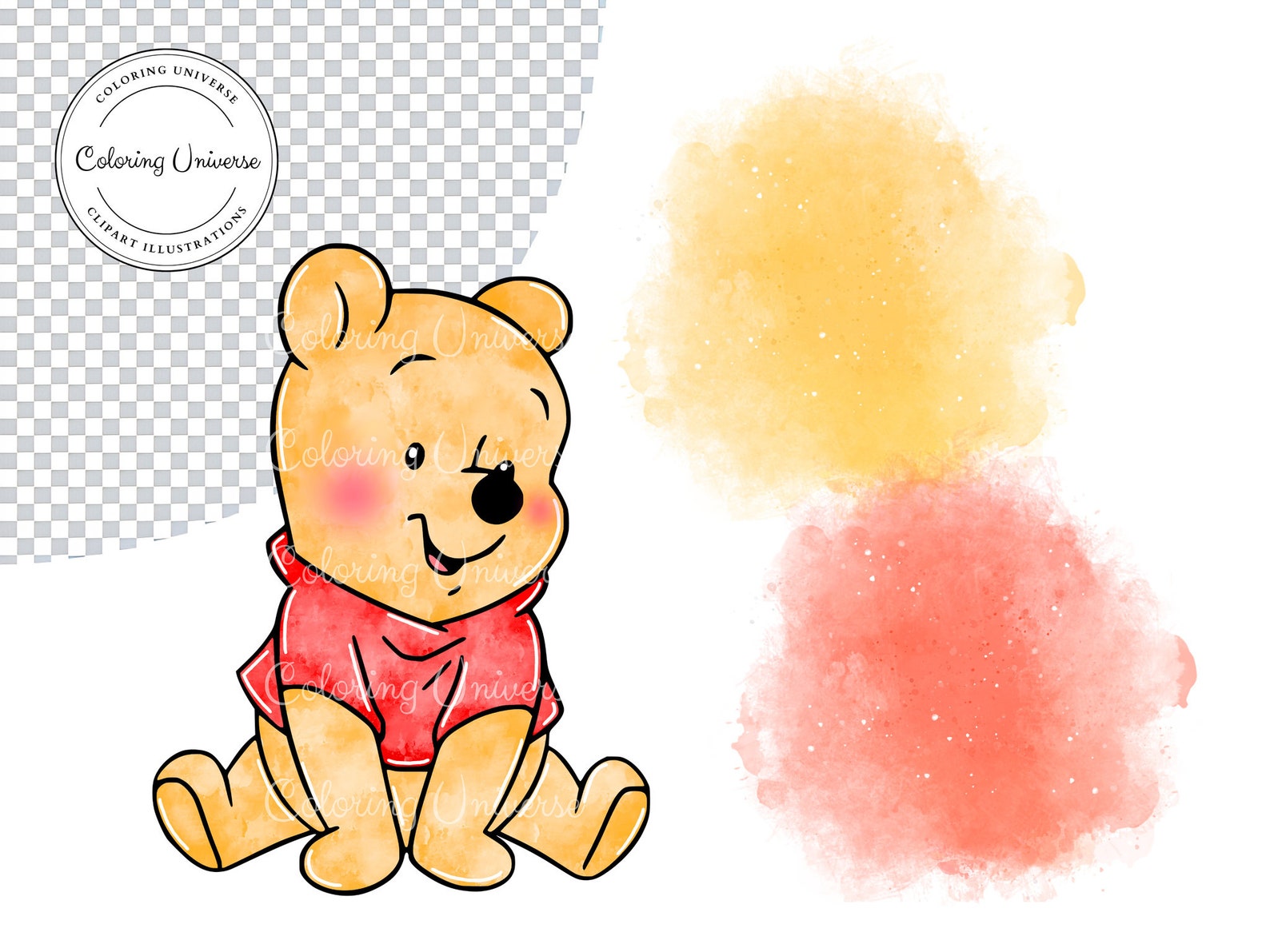Cute Winnie the Pooh PNG Clipart Pooh Bear Clipart Transparent