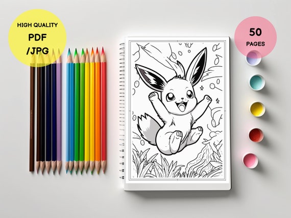 Eevee Pokemon coloring page  Free Printable Coloring Pages