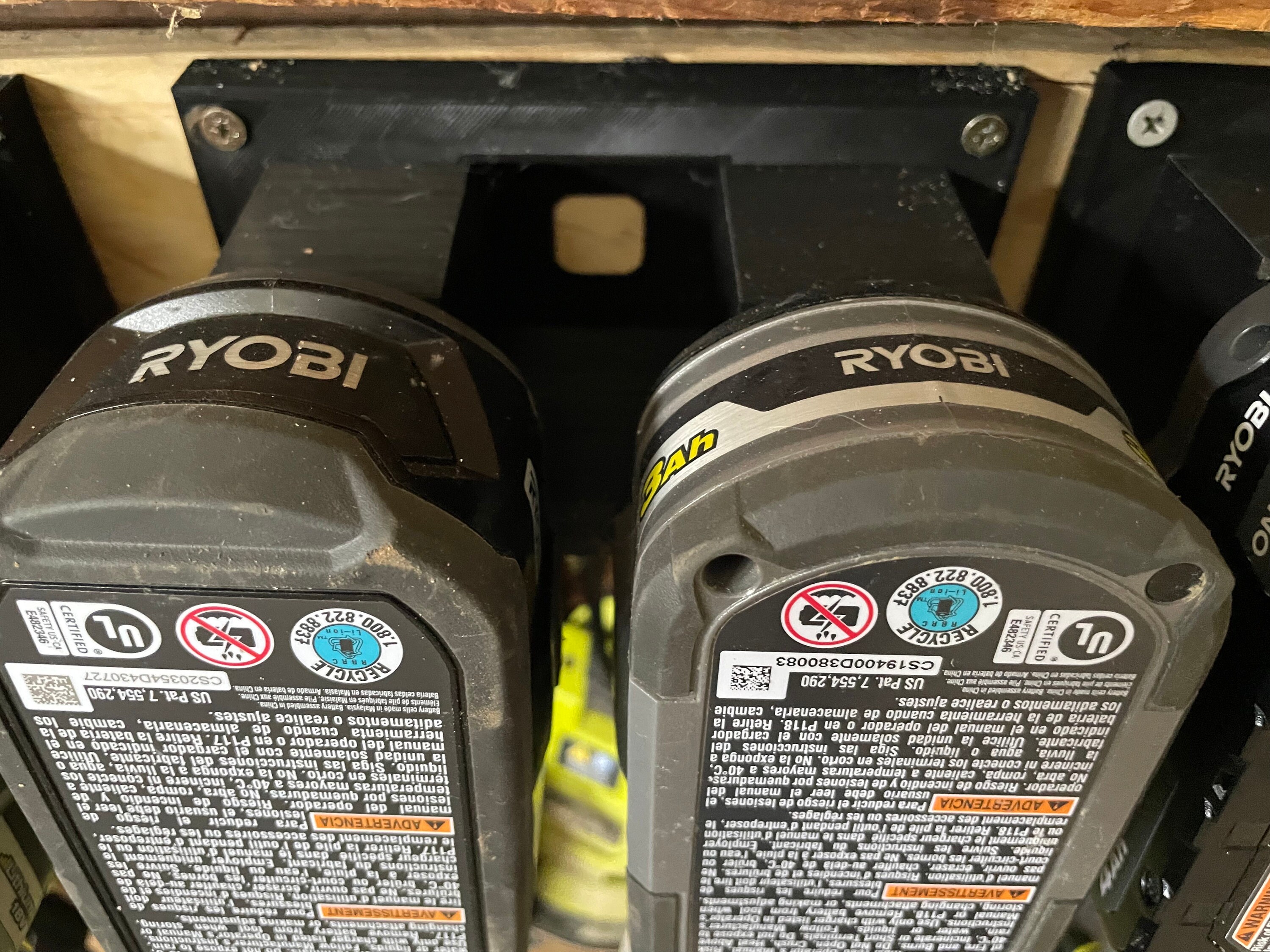 Ryobi one battery holder etsy