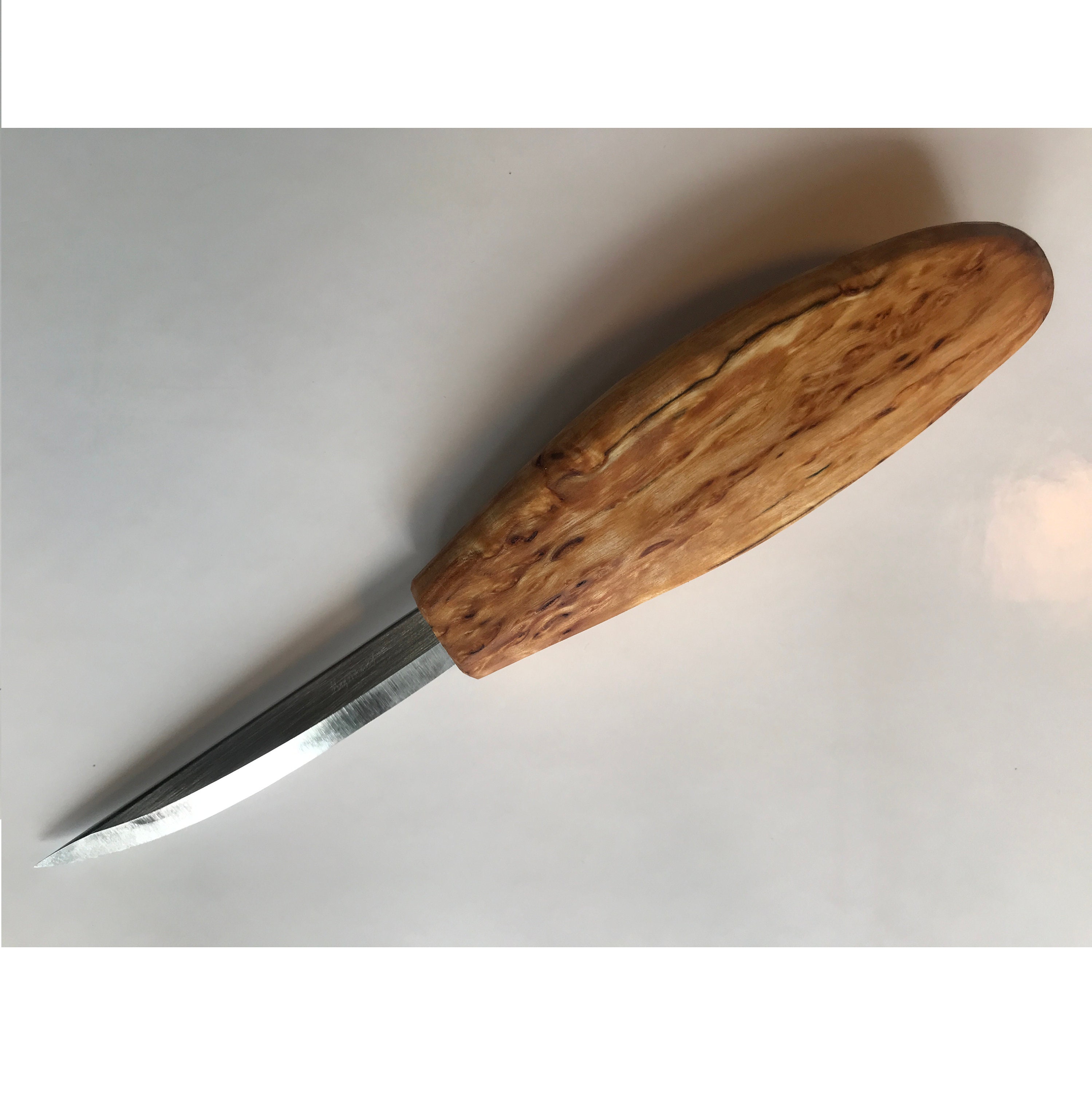 Takagi Wood Carving Left Handed Whittling Knife 40mm Woodworking Cutting  Tool, with Wooden Sheath & Handle, for Woodcarving, Chip Carving