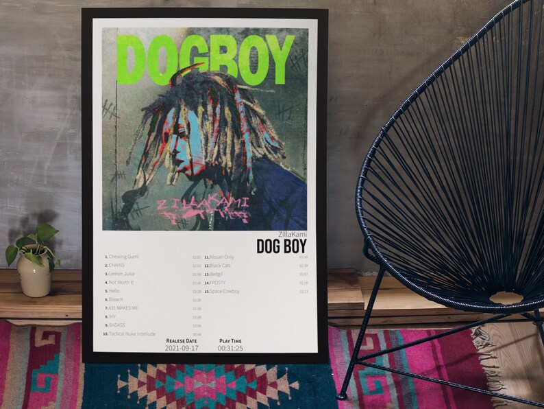 Zillakami DOG BOY Album Cover Poster for Wall Art Home Etsy