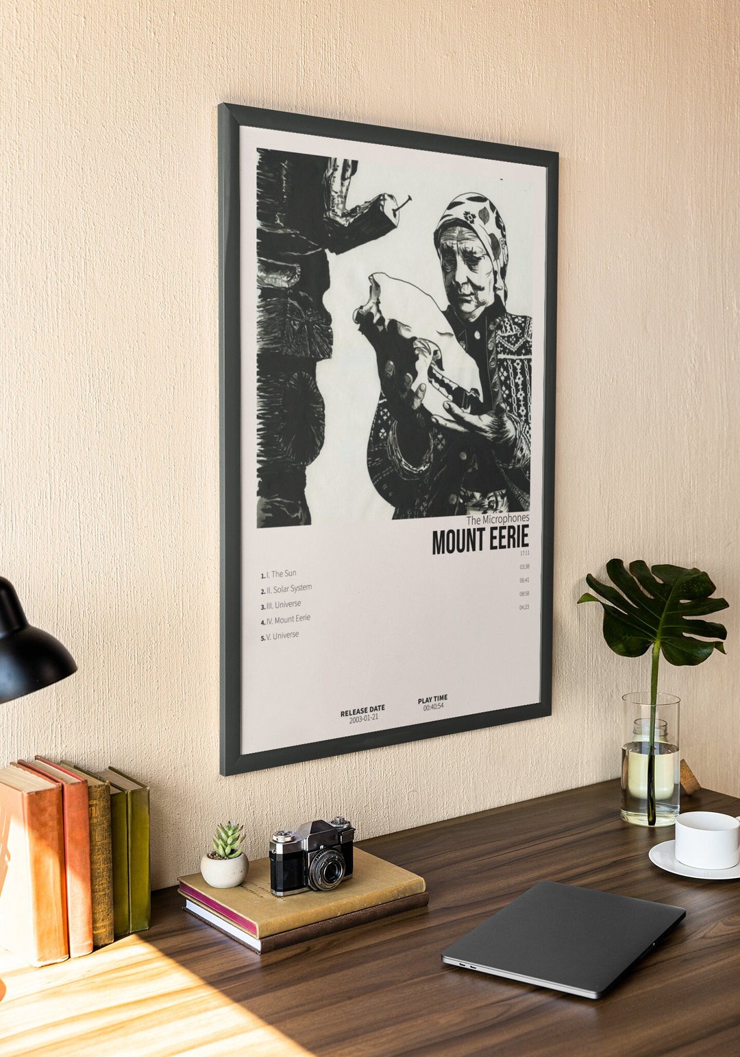 The Microphones Mount Eerie Album Cover Poster for Wall Etsy