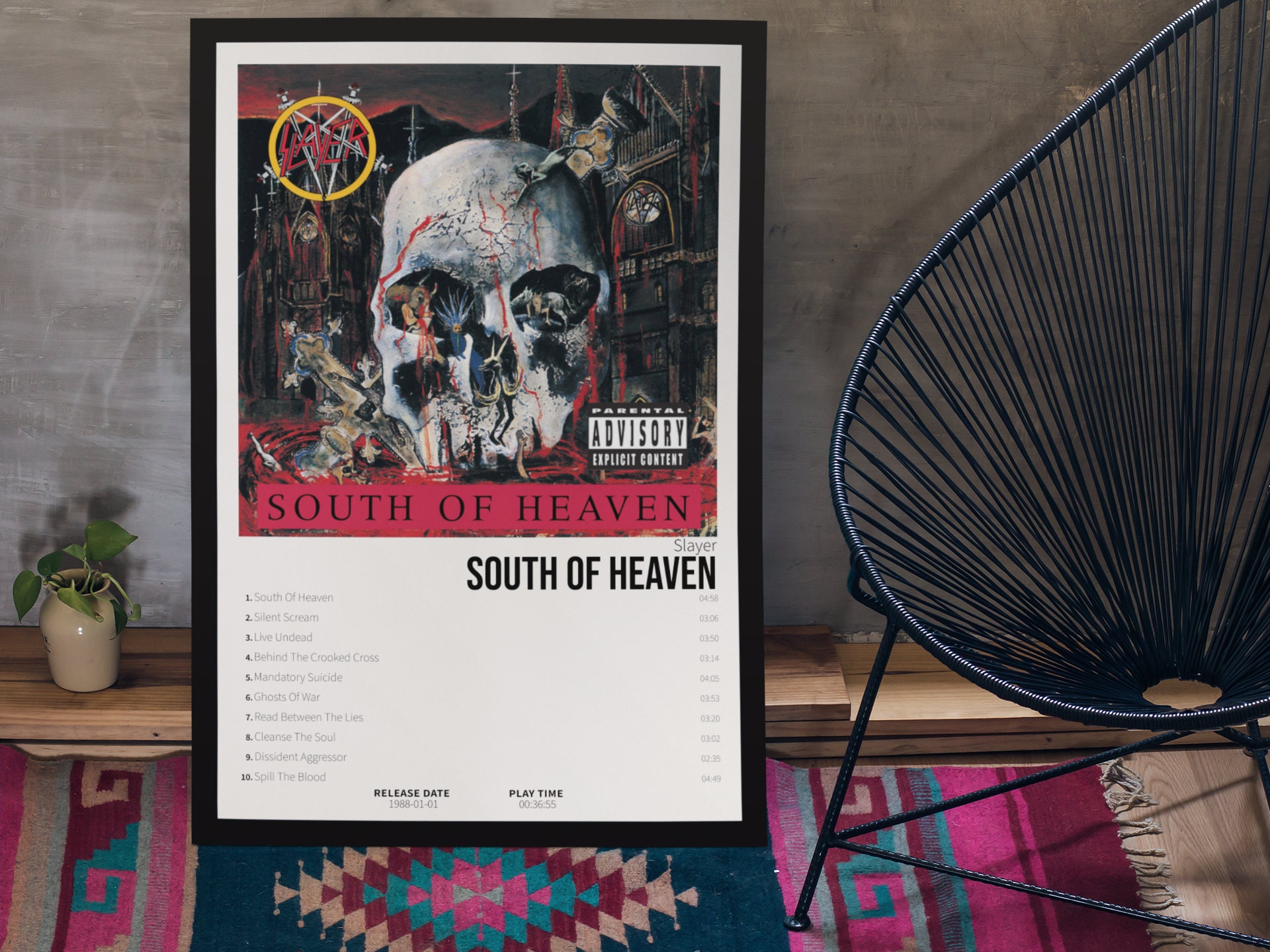 Slayer South Of Heaven Album Cover