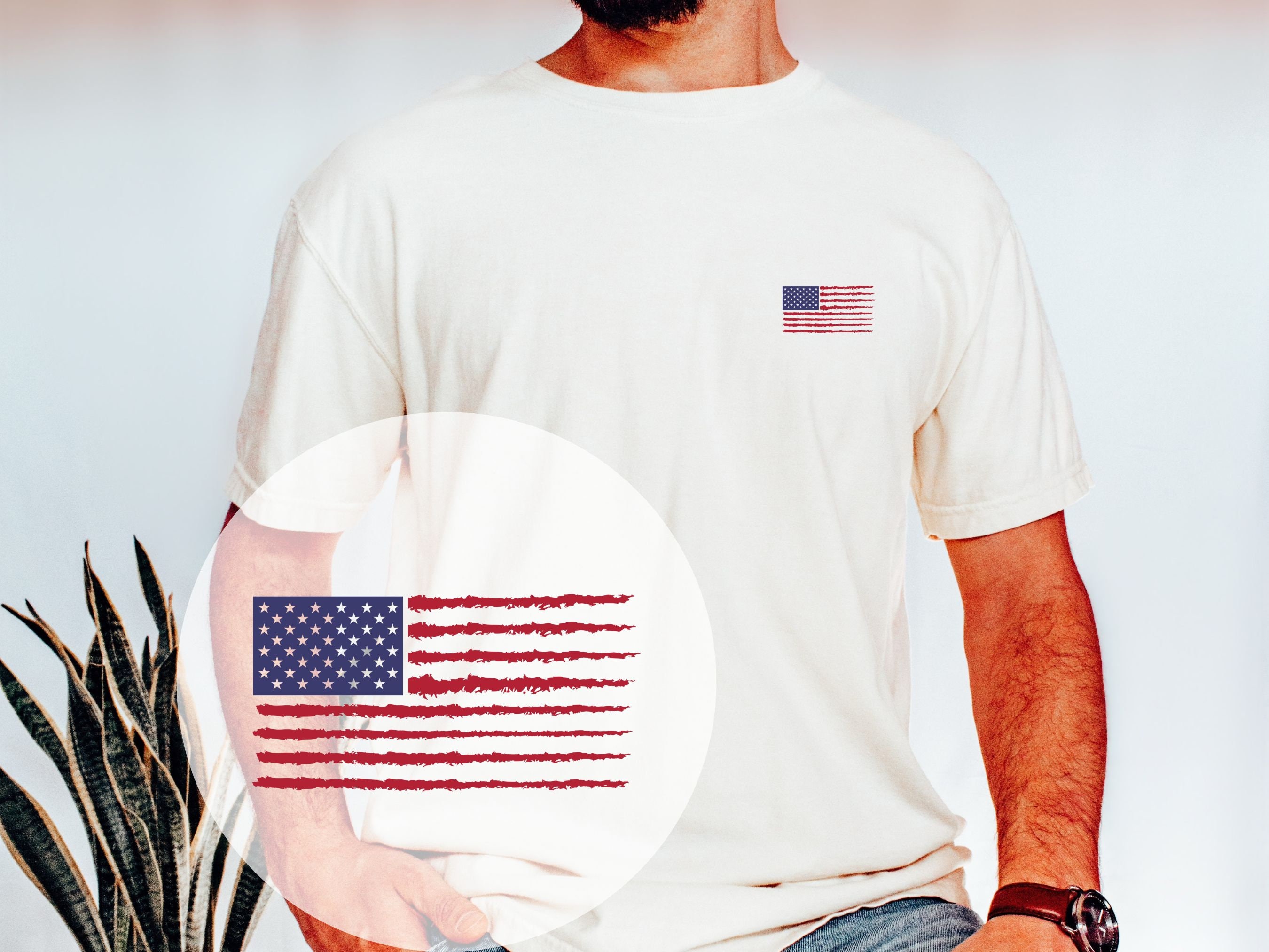 Santa cruz 2025 american flag shirt