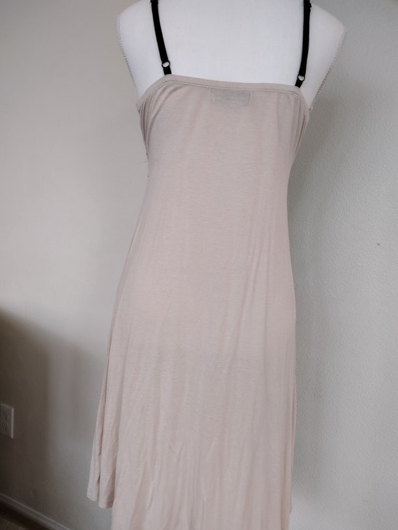 Vintage 1990s cotton sundress in cream and black - image 2