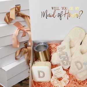 Bridesmaid Gift Box Set, Will You Be My Bridesmaid Box, Personalized Bridesmaid Gift Box, Bridesmaid Proposal Gift Box, Bridesmaid Gifts