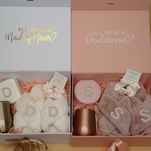 Bridesmaid Gift Box, Personalized Bridesmaid Gift Box, Will You Be My Bridesmaid Box Set, Bridesmaid Proposal Gift Box, Bridesmaid Box
