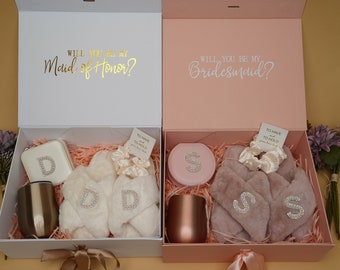 Bridesmaid Gift, Bridal Party Proposal Box, Personalized Bridesmaid Gift Box, Proposal Gift Box, Bridesmaid Gift Set, Maid of Honor Proposal