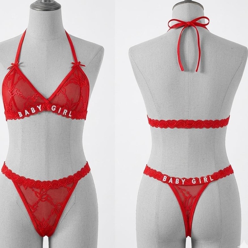Cadeau petit ami, String prénom personnalisé, String personnalisé, Cadeau couple, Cadeau pour mari, String personnalisé avec nom, Cadeau Saint-Valentin image 2