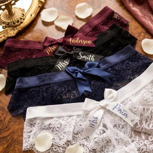 Custom Name Thong, Personalized Underwear, Boyfriend Gift, Husband Gift, Funny Romantic Gift for Him image 3