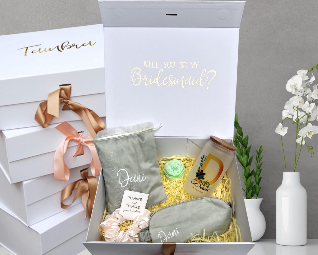 Personalized Bridesmaid Proposal Box | Complete Custom Bridesmaid Gift ...