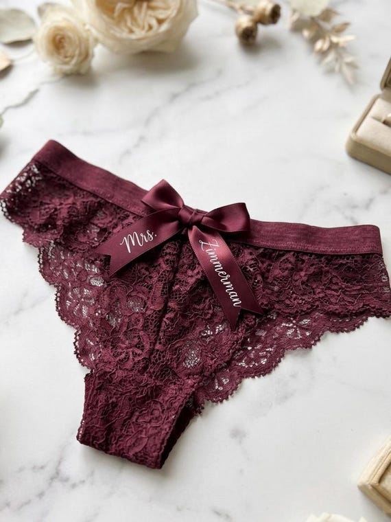 Custom Name Thong, Personalized Underwear, Boyfriend Gift, Husband Gift, Funny Romantic Gift for Him