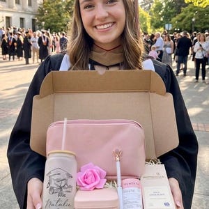 Custom Graduation Gift for Her, Personalized Gift Box, College Grad Gift, High School Graduation Gift, Name Gift image 2