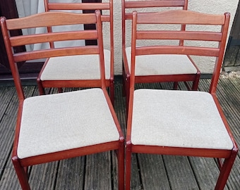 4 Mid Century Style Chairs