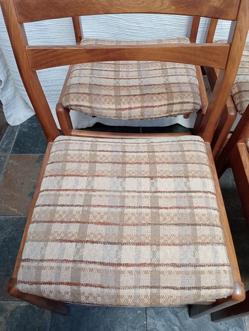 Mid Century Teak Dining Chairs image 3