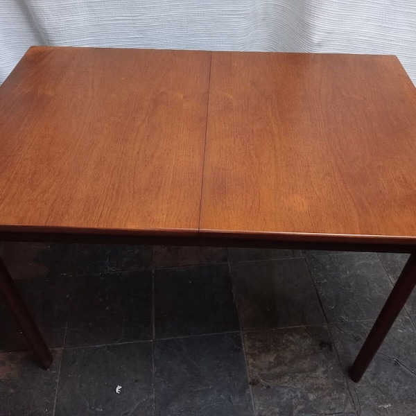 Mid Century Teak Extendable Dining Table By White & Newton