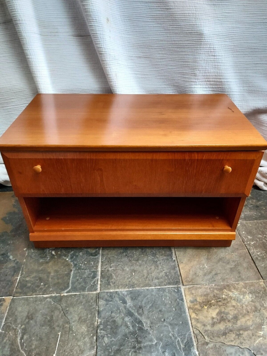 Mid Century Teak Tv Unit With Draw Etsy UK