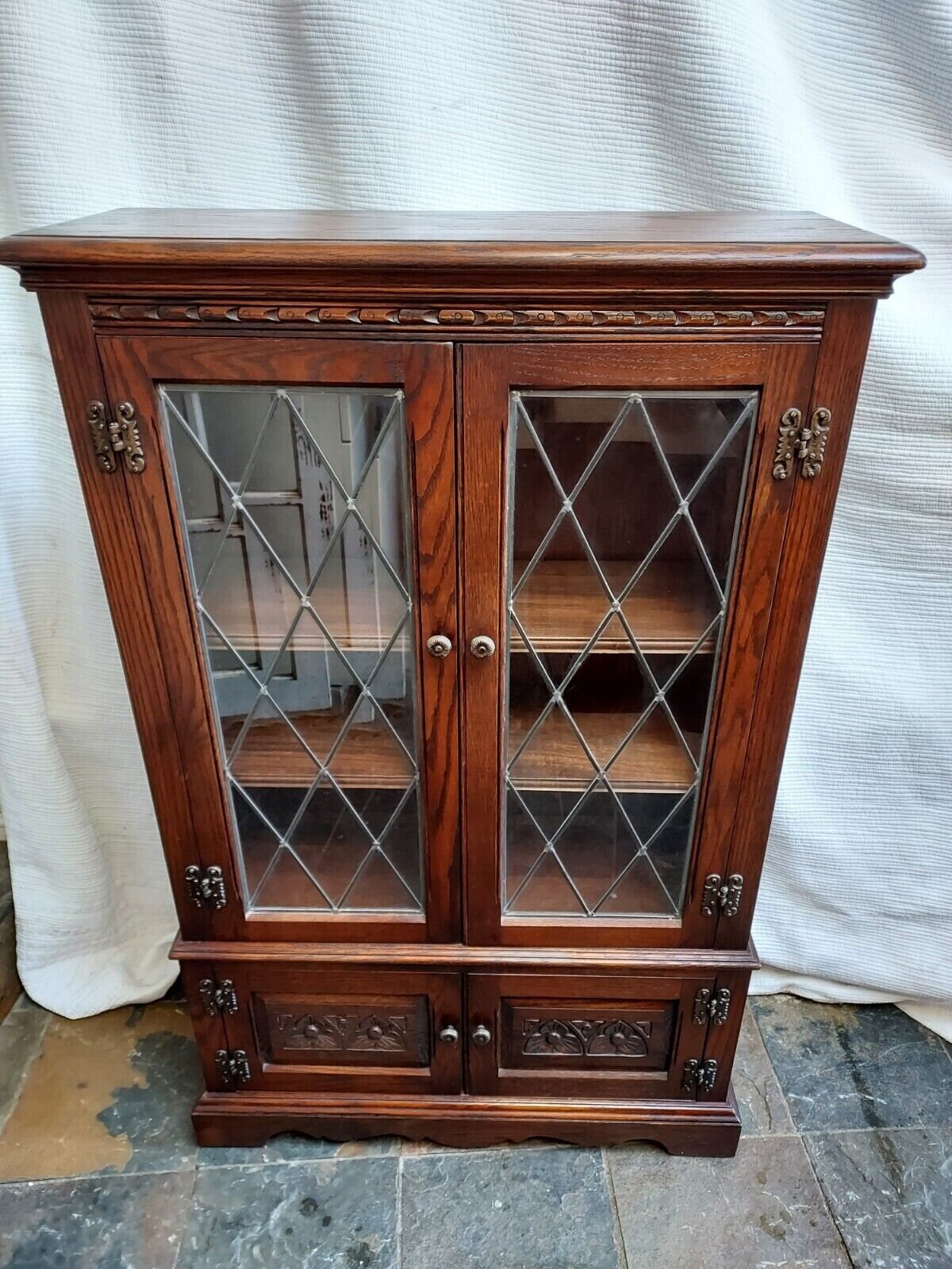 Old Charm Display With Glass Doors Etsy UK